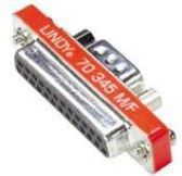 Lindy DB9 M to DB25 F Compact Adapter