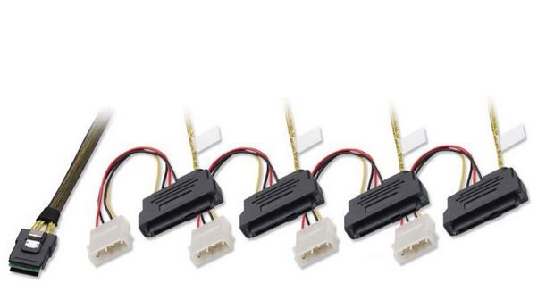 Lindy Internal Mini SAS SFF-8087 X4 SFF-8482