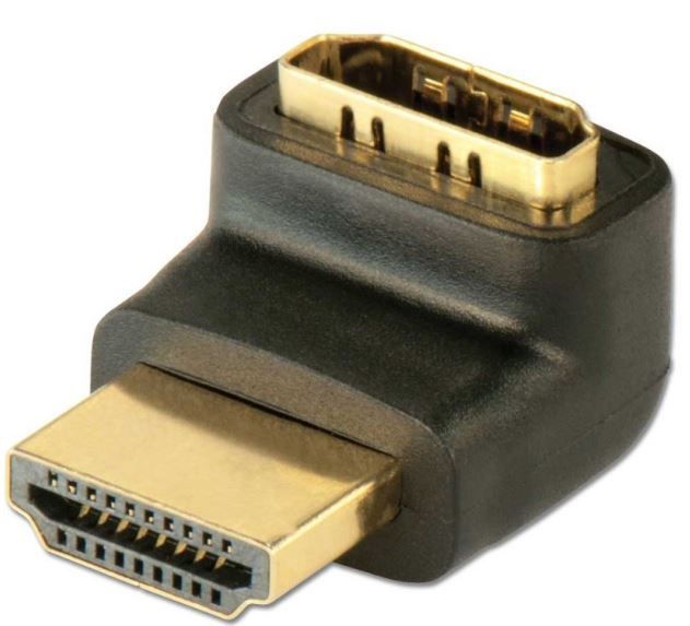 Lindy HDMI Male to Female 90 Degree Up Adapter