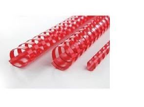 GBC 22mm 21 Loop PVC Binding Combs - Red (Pack of 100)