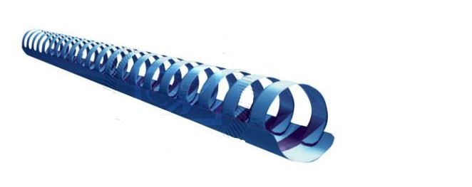 GBC 22mm 21 Loop PVC Binding Combs - Blue (Pack of 100)