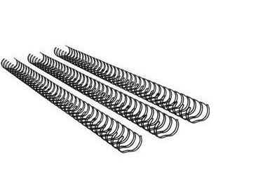 GBC 12.5mm 21 Loop Wire Elements - Black (100 Pack)