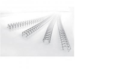 GBC 11mm 34 Loop (No 7 Wire) Wire Elements - Silver (100 Pack)