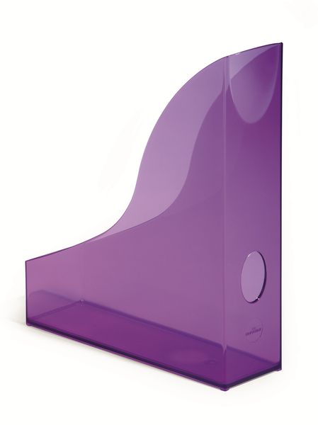 Durable Magazine Rack - Translucent Purple