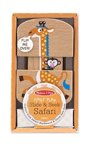 Melissa &amp; Doug New Baby Slide and Seek Safari