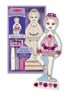 Melissa &amp; Doug Ballerina Doll Party Favour