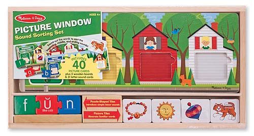 Melissa &amp; Doug Picture Window Sound Sorting Set