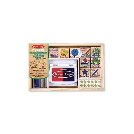 melissa and doug teacher stamp set