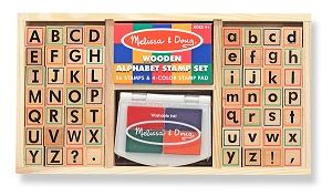 Melissa &amp; Doug Alphabet Stamp Set
