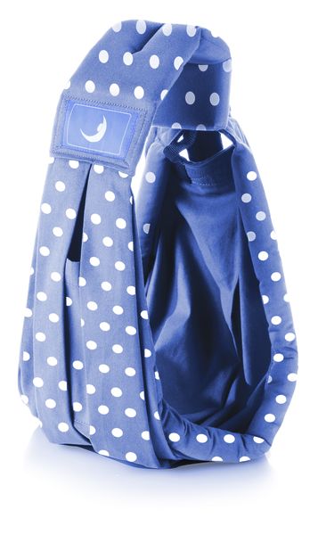 The Baba Sling - Classic Sling Polka Blue