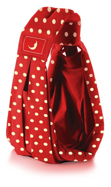 The Baba Sling - Classic Sling Polka Red