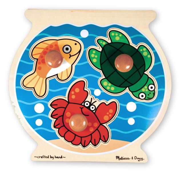 Melissa &amp; Doug Fish Bowl Jumbo Knob