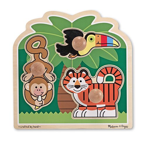 Melissa &amp; Doug Rainforest Friends - Jumbo Knob