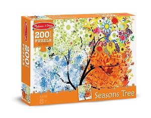 Melissa &amp; Doug Seasons Tree Jigsaw Puzzle - 200 Piece