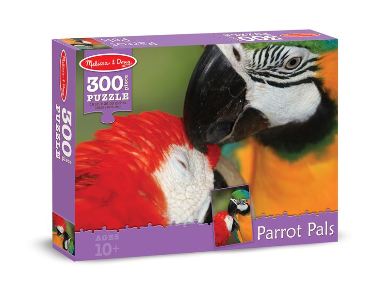 Melissa &amp; Doug Parrot Pals Jigsaw Puzzle - 300 Piece