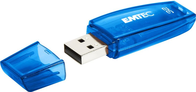 Emtec C410 USB 2.0 Flash Drive 32GB - Blue