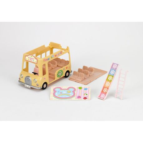 sylvanian families nursery double decker bus