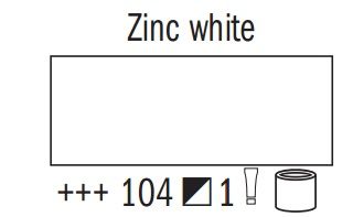 Van Gogh Oil Colour 60ml Tube - Zinc White (104)