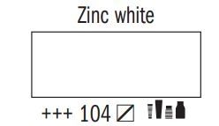 Amsterdam Acrylic Colour 120ml Tube - Zinc White (104)