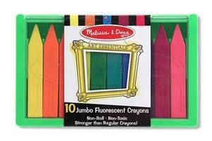 Melissa &amp; Doug Jumbo Fluorescent Crayon Set