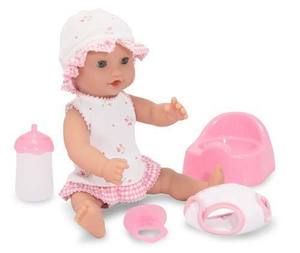 Melissa &amp; Doug Annie - 12 Inch Drink and Wet Doll