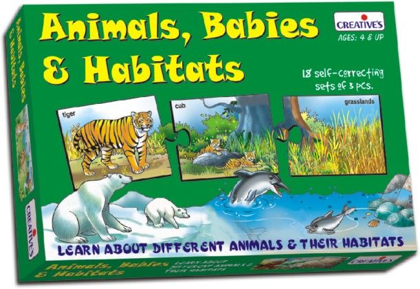 Animals Babies &amp; Their Habitats