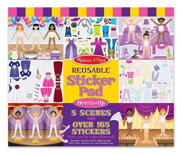 Melissa &amp; Doug Reusable Sticker Pad - Dress Up