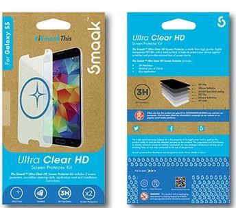 Smaak Samsung Galaxy S5 Mini Ultra Clear HD Screen Protector - Double Pack