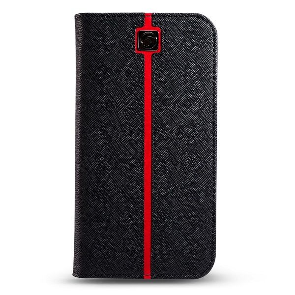 Marblue Racer Wallet Case for the Apple iPhone 6 Plus - Black/Red