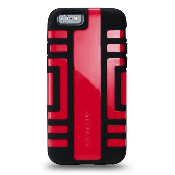 Marblue Elite Case for the Apple iPhone 6 Plus - Black/Red