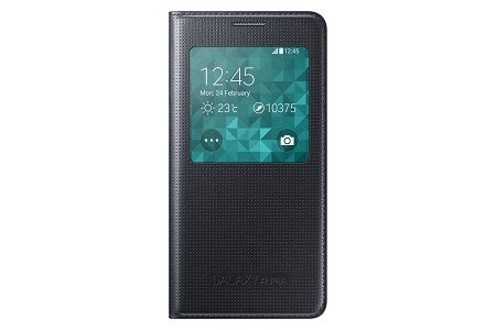 Samsung Galaxy Alpha S View Cover - Black