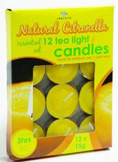 Republic Umbrella - 10g Citronella Tea Light - 12 per Pack