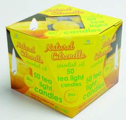 Republic Umbrella - 10g Citronella Catering Tea Lights - 50 per pack