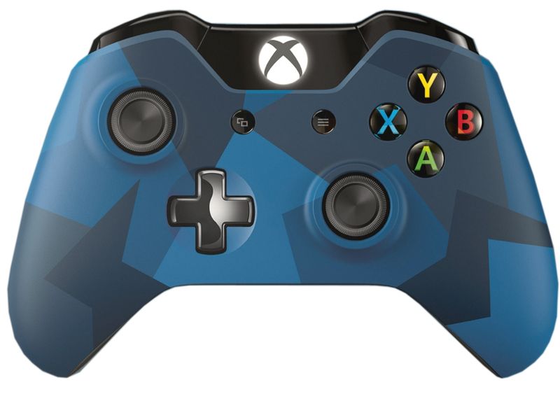 Xbox One Wireless Controller Blue Camo (Xbox One)