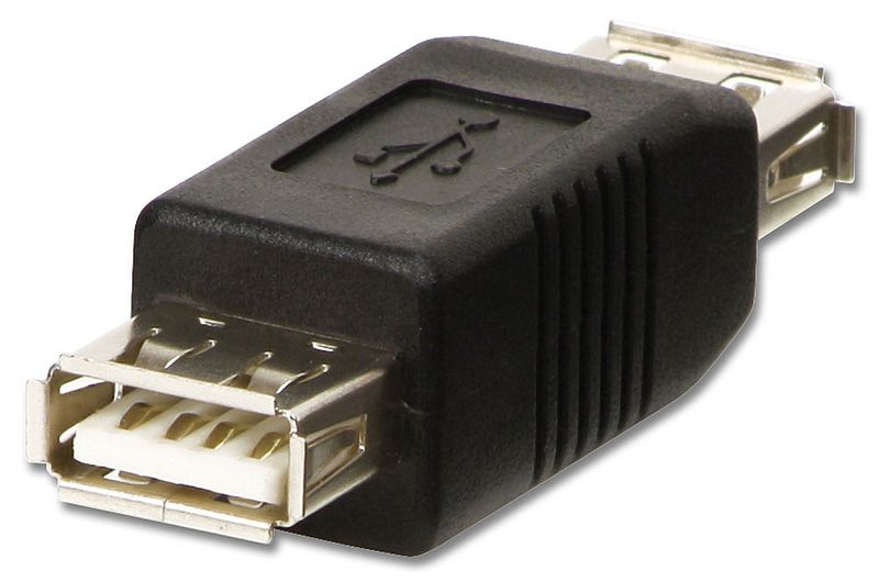 Lindy 71230 A Female to A Female Coupler USB Adapter