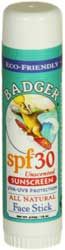 Badger SPF 35 All Season Face Stick - Unscented