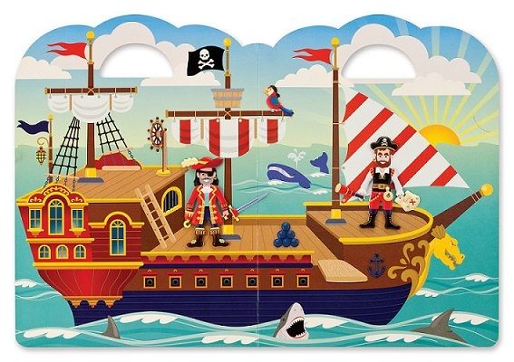 Melissa &amp; Doug Puffy Sticker Play Set - Pirate