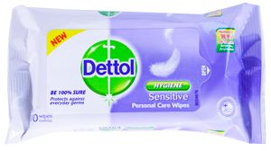 Dettol Hygiene Wipes Sensitive - 10's