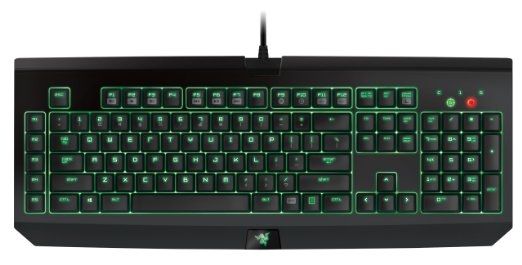 Razer - Blackwidow Ultimate 2014 Stealth Gaming Keyboard