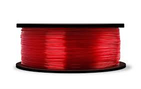 MakerBot PLA Filament Large Spool - Translucent Red