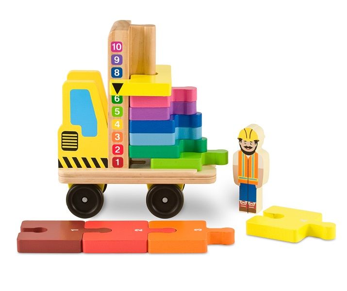 Melissa &amp; Doug Stack &amp; Count Forklift