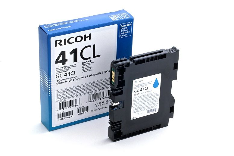 Ricoh GC41CL Cyan Lower Yield Toner Cartridge