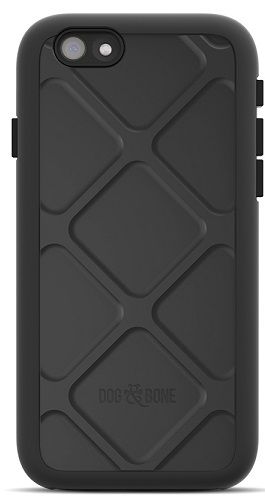 Dog &amp; Bone Wetsuit Waterproof Rugged Case for iPhone 6 - Blackest Black