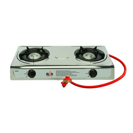 Alva 2 Burner Gas Cooker With Regulator Hose Buy Online In