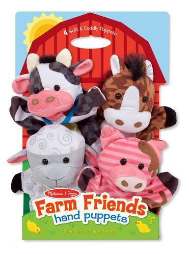Melissa &amp; Doug Farm Friends Hand Puppets