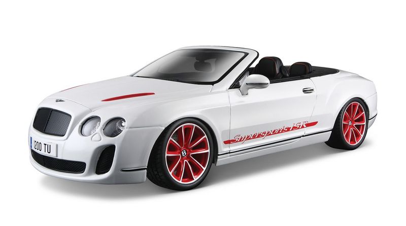 Bburago 1/18 Bentley Continental Supersport Convertable ISR - White