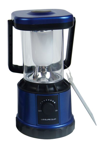 LeisureQuip - Led Lantern With Dimmer - Metallic Blue