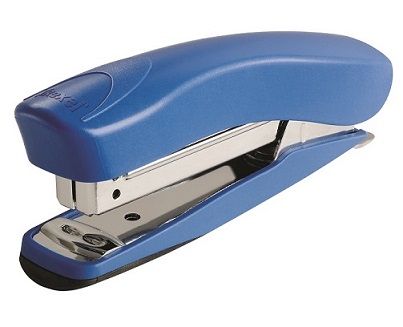 Rexel: Juno 105 Half Strip Plastic Stapler &amp; Built-In Staple Remover - Blue