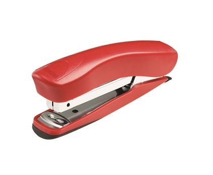 Rexel: Juno 105 Half Strip Plastic Stapler &amp; Built-In Staple Remover - Red