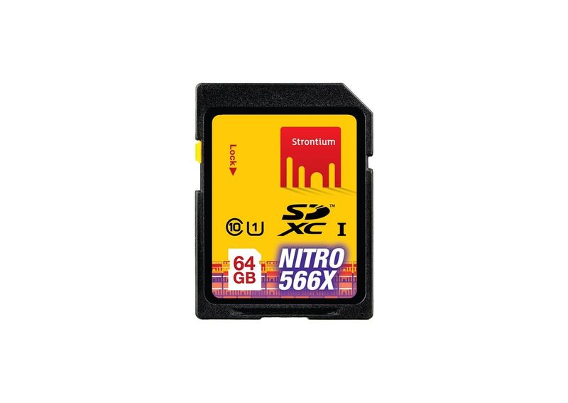 Strontium 64GB SDXC UHS-1 NITRO 566X Card
